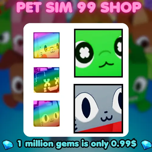 Pet Simulator 99💎 Huge Titanic And Gems 💎(Pet Sim 99 Ps99) Cheapest, Fast !!