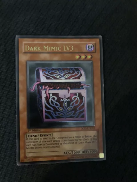 Yu-gi-oh! Dark Mimic LV3 [SOD-EN010] Ultimate Rare Yugioh Card