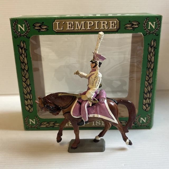 Figurine Starlux 1er Empire - Lancier de Berg - Cavalier - Plastique