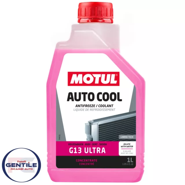 MOTUL Inugel G13 Ultra Liquide Fluide Frigorigène Antigel Violet Puro G13 Audi