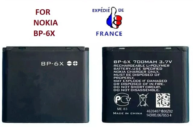 Batteria per Nokia 8800 Sirocco / Sostituita BP-6X BR6X