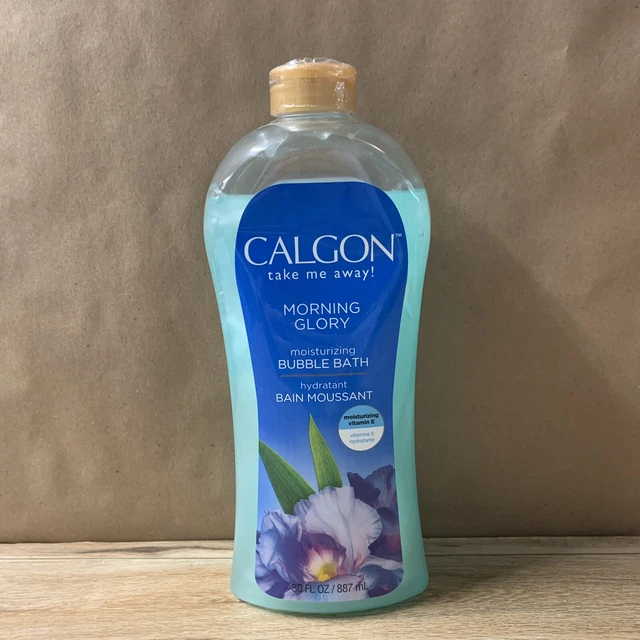 Calgon Take Me Away Morning Glory Bubble Bath Moisturizing Vitamin E