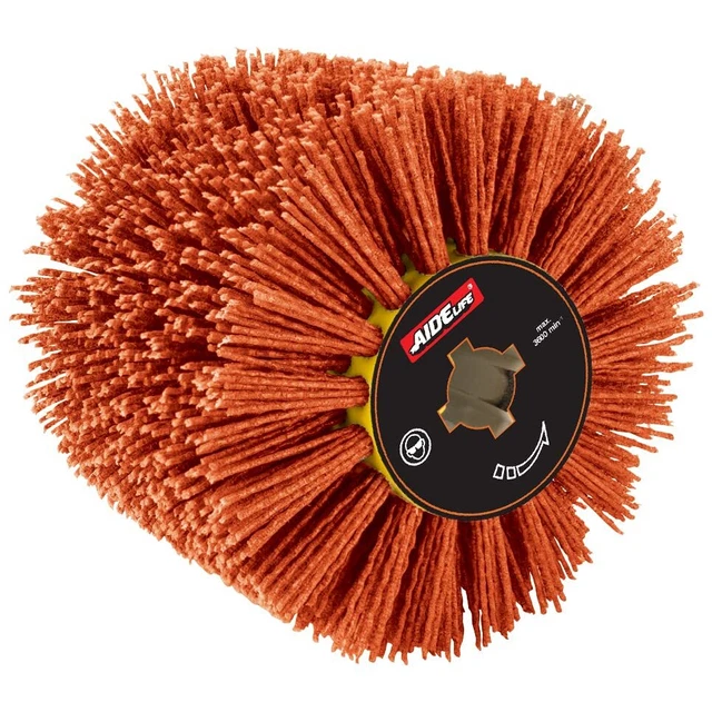 Aidelife Nylon Wire Wheel Brush Drum for Flat and Irregular Wood,Stone,Metal