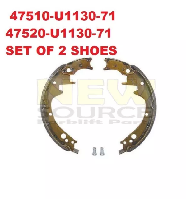 Toyota Forklift Brake Shoe 47510-U1130-71 47520-U1130-71 Set Of 2 Shoes   Sf001