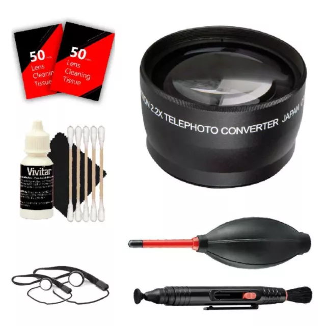 Kit de teleobjetivos de 52 mm para Canon EOS Rebel T6 T6i y todas las cámaras réflex digitales Canon