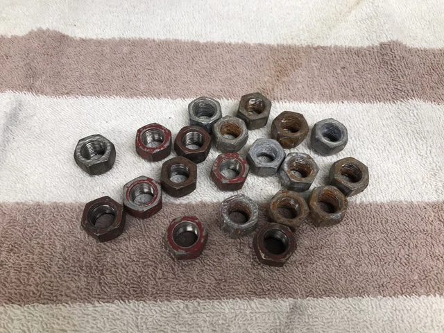 1956 57 58 Chrysler 300 Imperial NewYorker Original Left Right Hand Lug Nut Set