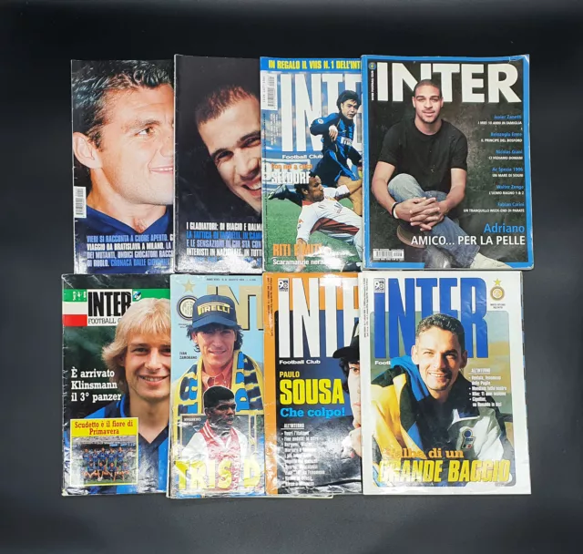RIVISTA A SCELTA fc inter football club 1988 1992 1996 1998 2000 magazine calcio