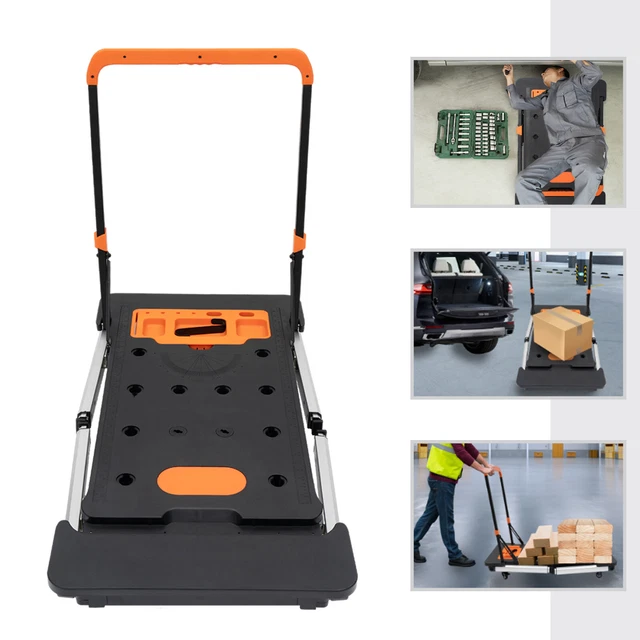 7-IN-1 PORTABLE WORKBENCH Folding Sawhorse Work Table Load Capacity ...