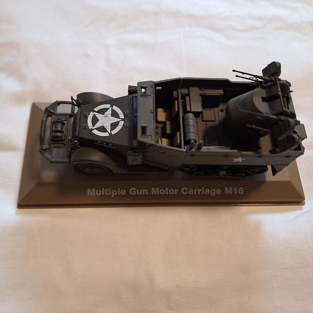 Altaya 1:43 Militaire Multiple Gun Motor Carriage M16 Char (D'occasion