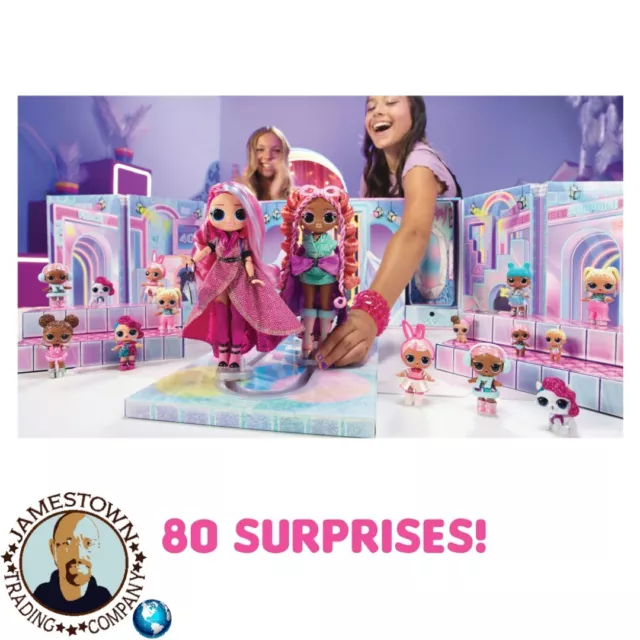 LOL Surprise OMG Fashion Show Mega Runway Playset 12 Dolls 80 Surprises New