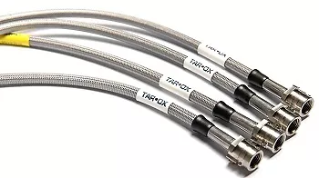 Tarox Steel Braided Brake Hoses 4 Lines for Porsche Boxster / Boxster S