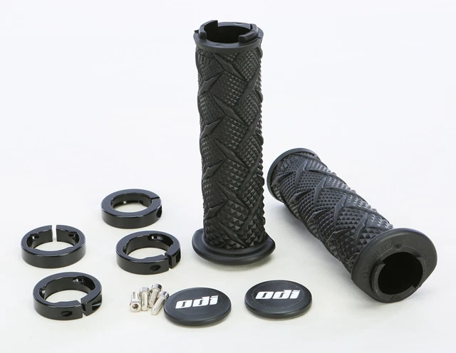 ODI J30XTB-B Atv X-Treme Lockon Grip Black/Black Made in USA