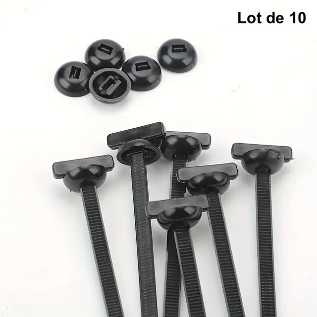 Lot De 10 Colliers De Serrage Mini Pour Tuyau Carburant - Puissants - Neuf
