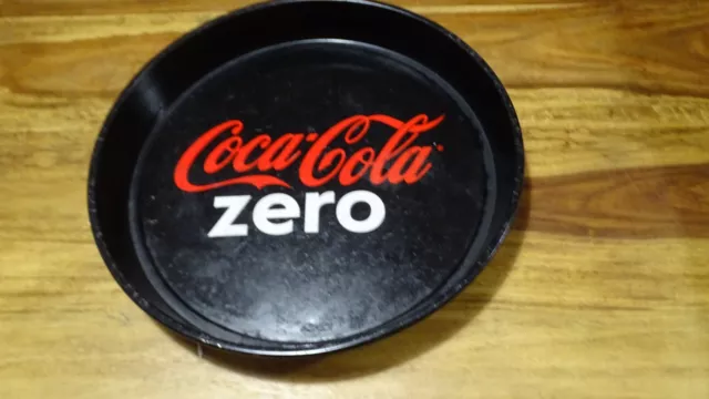 Plv Plateau Metal Coca Cola Zero Boisson Soda Bistrot Bar Verre Service