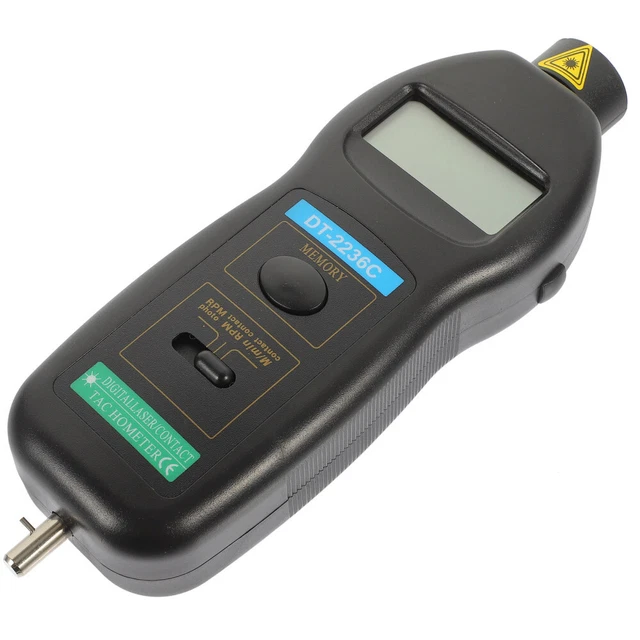 Messgerät 2-in-1-Digitaldrehzahlmesser Anemometer Hand-Drehzahlmesser