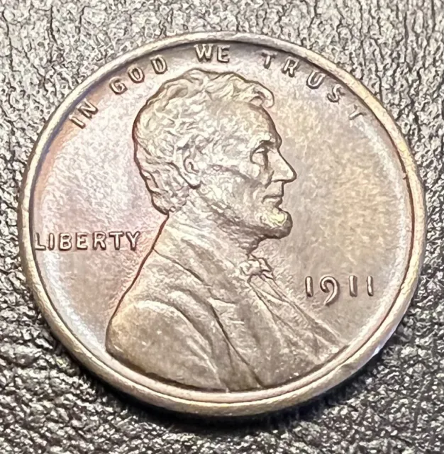 1911 Lincoln Wheat Cent Choice BU Red Brown LC4