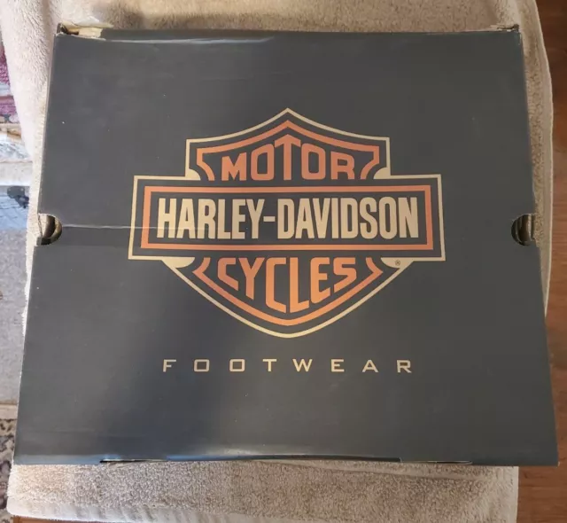 HARLEY-DAVIDSON FOOTWEAR MEN'S Brake Light Black Leather Motorcycle ...