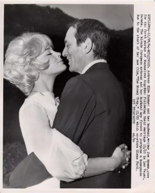 Elke Sommer-Original Photo-Candid With Husband Joe Hyams