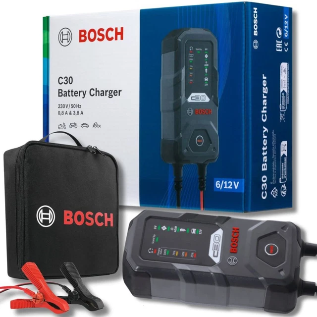 BOSCH 0 189 911 030 Batterieladegerät Ladegerät Automatik C30 6V/12V ...