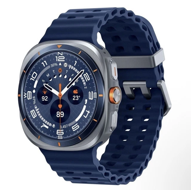 SAMSUNG GALAXY WATCH ULTRA 2025 SM-L705 Smartwatch Titanium Blue 47 mm ...