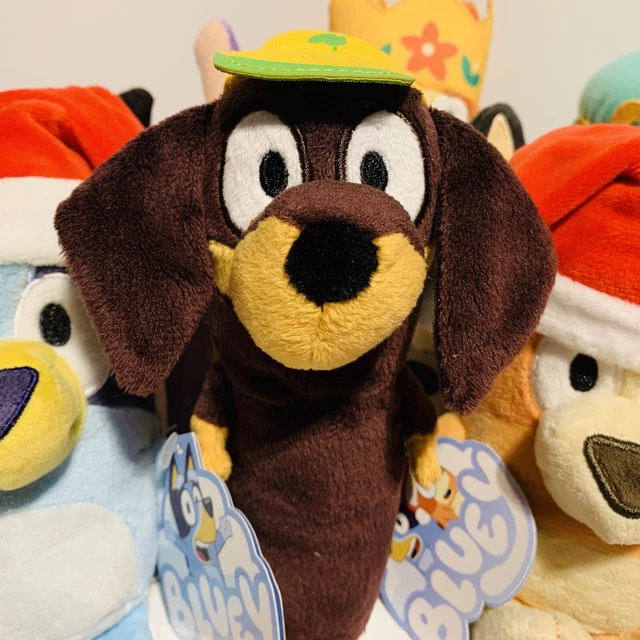 BLUEY DISNEY CARTOON Tv Show SOCKS Dog Stuffed Animal Plush Pet Moose