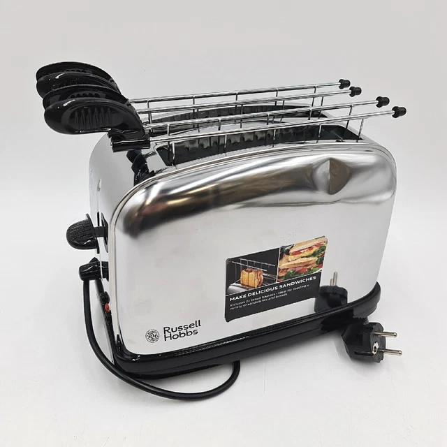 RUSSELL HOBBS SANDWICHTOASTER Victory inkl. Sandwich Zangen 6 Toasters