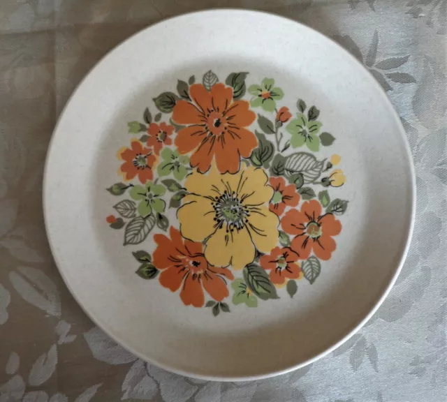 Vintage Johnson Australia Ironstone Side Plate *Floral Sumatra Pattern