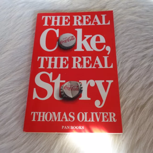 THOMAS OLIVER The Real Coke The Real Story Vtg Coca Cola Book Vtg THOMAS OLIVER