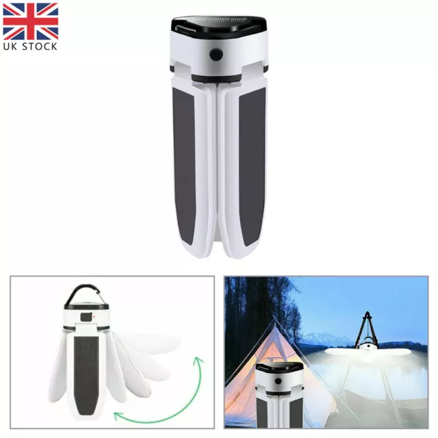 LED Camping Tent Light USB Rechargeable Portable Outdoor Fishing Lantern Lamp