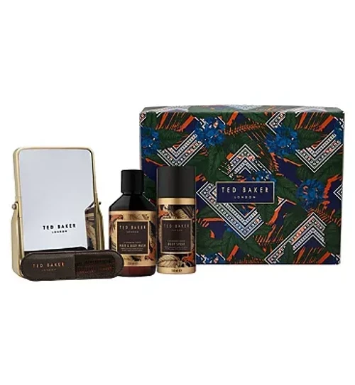 TED BAKER NIGHTJAR Hair Body Wash Body Spray Mirror Comb