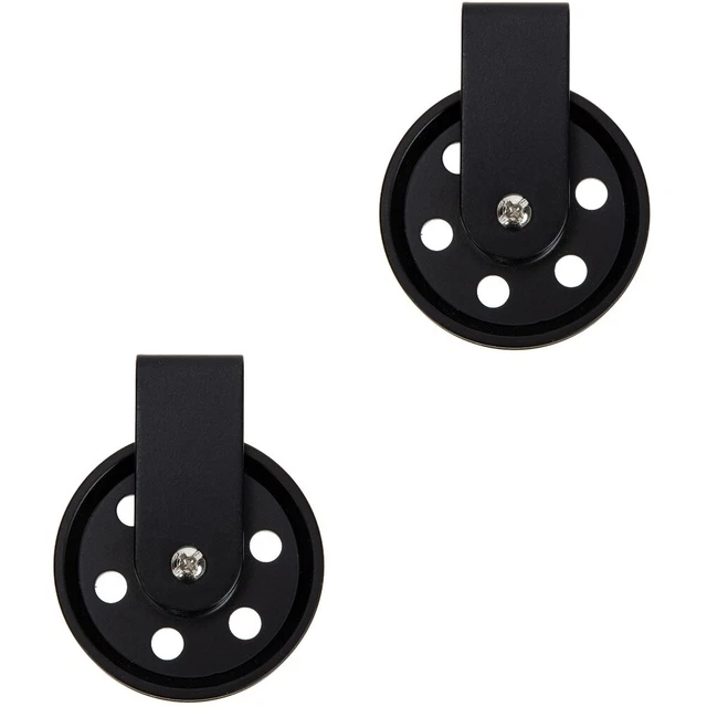 2x Mur Monté Câble Poulie Suspendus Lumière Poulie Poulie Support Mural