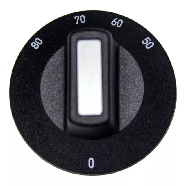 Knob Turning Knob Thermostat 50-80°C Ø 50mm Axle Ø 6x4, 6mm for Rational Frima