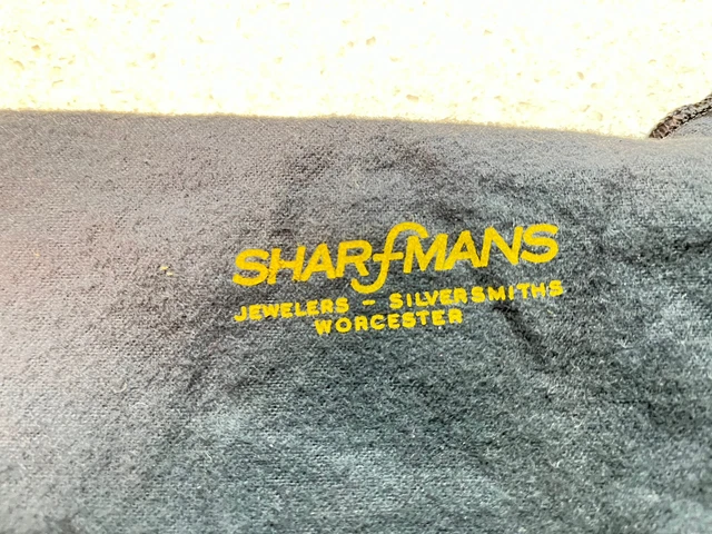 E484~ Vintage Large Sharfmans Sterling Silver Storage Bag 29" x 24"