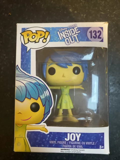 Disney Pixar Inside Out Joy #132 Funko Pop Vinyl Figure