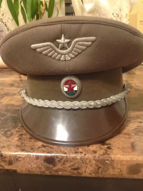 RARE COLD WAR Period Hungarian Air Force Cadet Visor Hat-Hpr ...