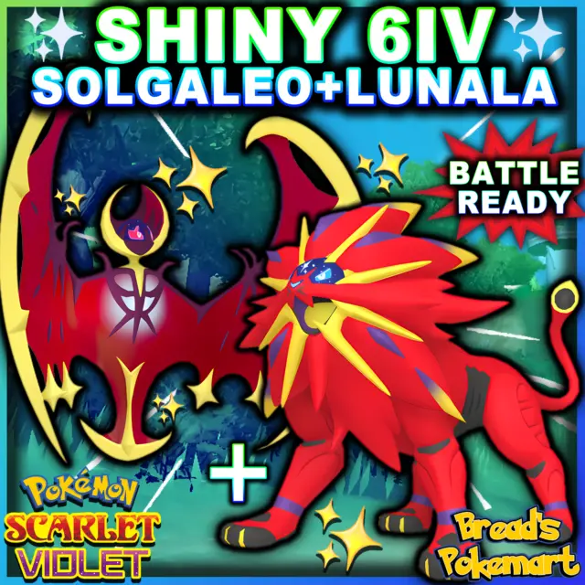 Bundle  SHINY solgaleo lunala - Game Items - Gameflip