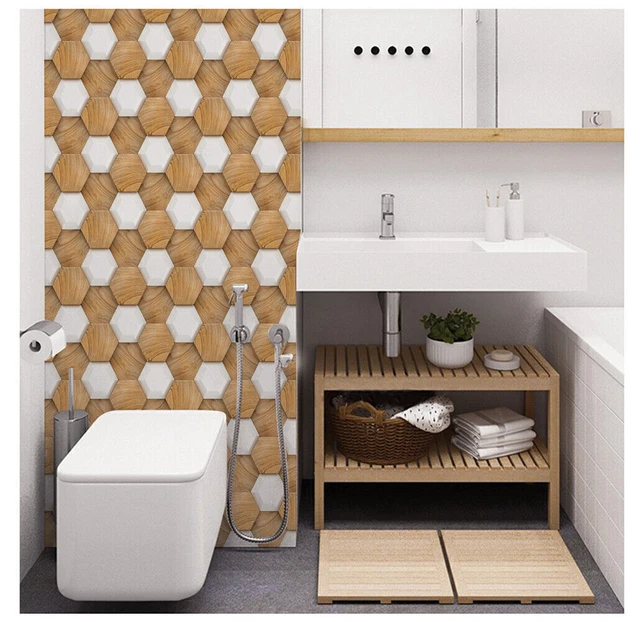 3D BRICK CLADDING Wallpaper Sticker Simulation Ceiling Tile Decor