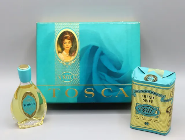 Tosca Geschenkset 4711 Eau de Cologne 20ml + Seife 100g Set Rarität Sammler EDC