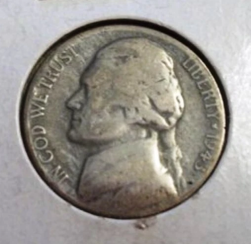 1943S Jefferson Head Wartime Silver Alloy Nickel