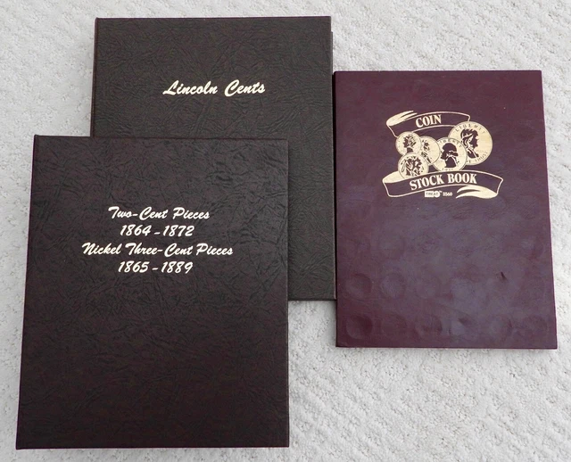 Dansco Lincoln Cents + Two Cent and 3c Nickel Collection Dansco Lincoln Cents + Two Cent and 3c Nickel Collection