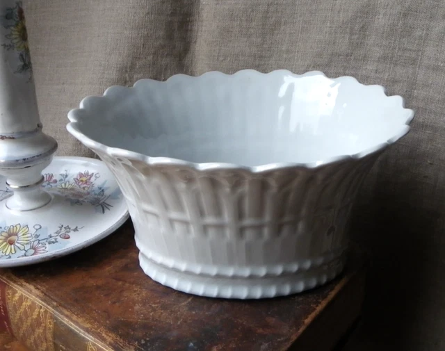 Beurrier En Porcelaine De Limoges Peint à La Main – Motif Canard, Pour La Tour D'Argent, Vert