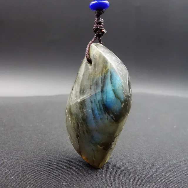 Natural Quartz Crystal Pendulum Pendant Necklace Chakra Gemstone Healing