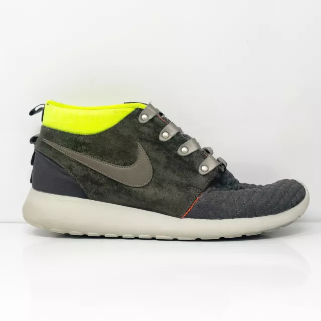 Nike Mens Roshe Run 615601-007 Gray Running Shoes Sneakers Size 10.5