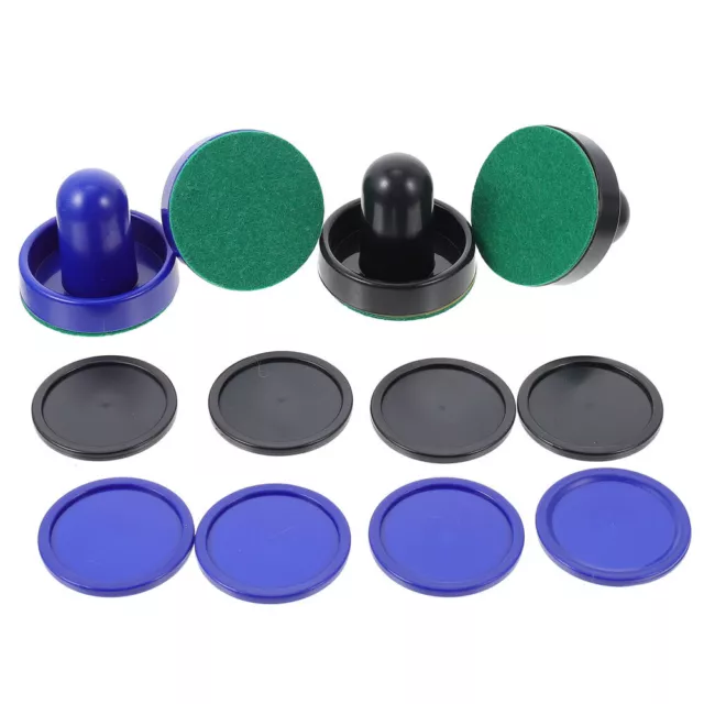 2 Sets Air Hockey Pucks and Pushers Air Hockey Parts Hockey Practice Accessories