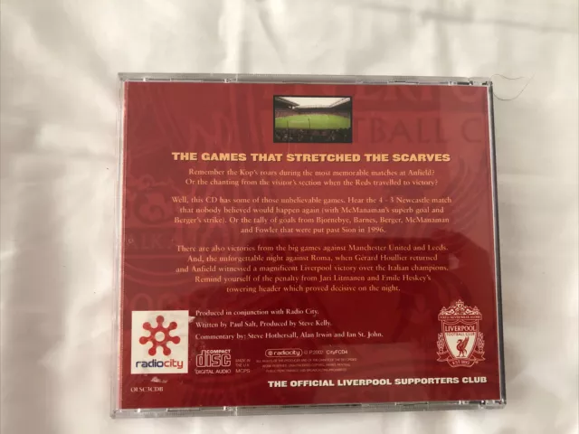 Liverpool Supporters Club CD - The Games That Stretched The Scarves 2