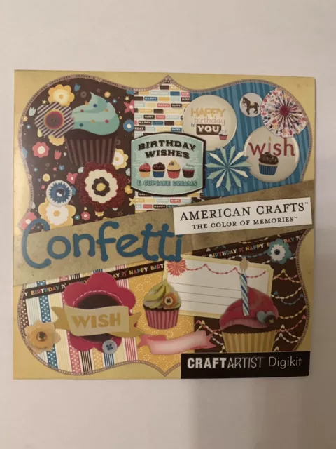 Confetti  - Serif Craft Artist digikit papercrafting CD Rom