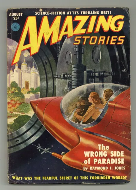 Amazing Stories Pulp Aug 1951 Vol. 25 #8 GD/VG 3.0