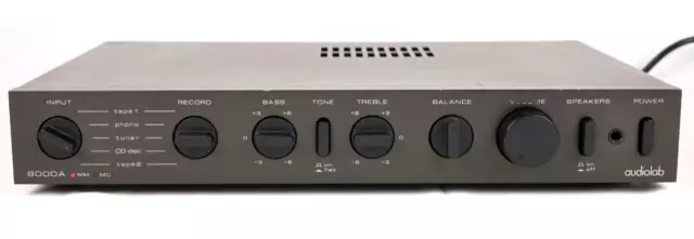 Audiolab 8000A Stereo Integrated Amplifier Hi-Fi Separate MM/MC Phono Made in UK