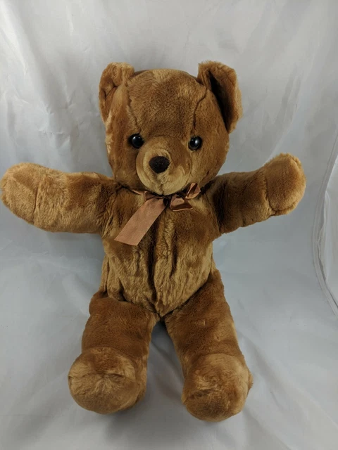 Walmart Brown Bear Plush 18" Korea Stuffed Animal toy