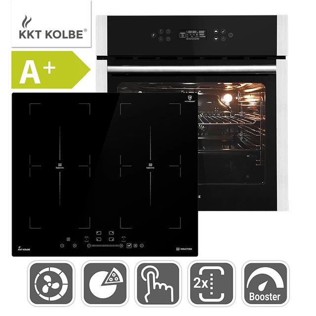 Cuisinière: 60cm Four encastrable EB8313ED + 59cm Plaque Induction IND5904FZ